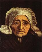 Vincent Van Gogh, Head of an old peasant Woman with White Cap (nn04)